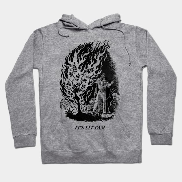 Its Lit Fam Hoodie by radquoteshirts